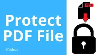 How To Protect PDF File | Secure PDF File with Password