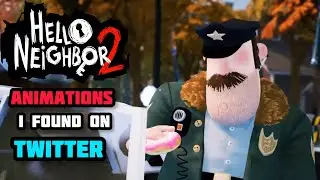 Hello Neighbor 2 animations I found on Twitter