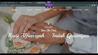 WEDDING INVINITION - UNDANGAN PERNIKAHAN ONLINE BERBASIS WEB PHP RESPONSIVE FREE DOWNLOAD
