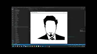 Making of Iron man Face using python || Tony Stark
