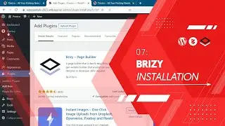 07: Brizy Installation 🔹 WordPress Starter Course 2023