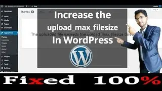 How to Fix Upload_Max_Filesize Error in WordPress | Very Easy Fix 200% | Tips technology