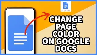 How to Change Page Color on Google Docs 2023?