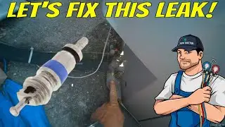 Central AC Blowing Warm Air & Low Refrigerant - How to Replace Leaking Schrader Valves
