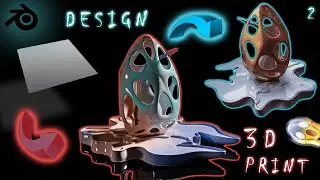 How To Organic Bio Design - Blender Tutorial Part 2