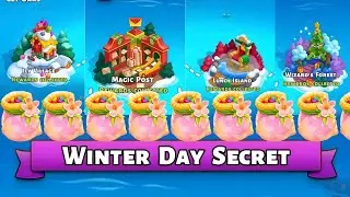 All 4 Pink Bags On Igy Village,Magic Post,Lunch Island,Wizard's Forest | Family island Pink Bags |