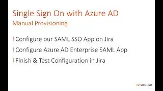 How to set up Azure Active Directory SAML SSO for Data Center - manual provisioning (Atlassian Apps)