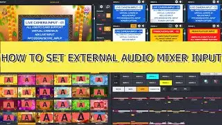 How To Audio Mixer |External Audio | Background Audio | Line In Audio work  Golive Switcher Software