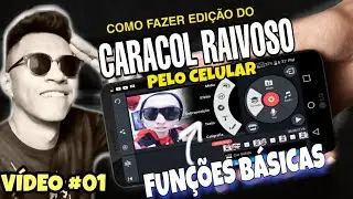 COMO EDITAR VÍDEO IGUAL CARACOL RAIVOSO PELO CELULAR #01 FUNÇÕES BÁSICA DO KINEMASTER
