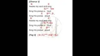 Awake My Soul || key of G || praise and worship || lyrics and chords