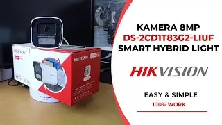 Hikvision 8MP DS-2CD1T83G2-LIUF IP Camera Test
