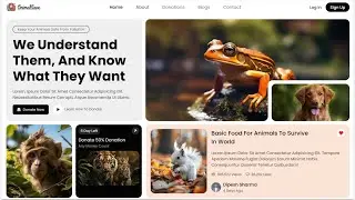 How to Make Completely Animated Home Page Using Html css and gsap |  @codebrowser   #homepage
