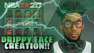 DRIPPY FACE CREATION!!💦 HOW TO LOOK LIKE A CHEESER IN NBA 2K20🔥🔥