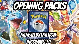 Opening Pokemon Strellar Crown Packs - Illustration rare incoming - Scarlet & Violet