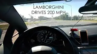Lamborghini Aventador drives 200 mph legally on public roads