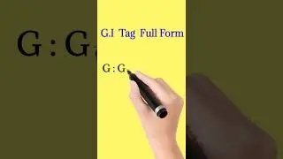 G.I  Tag  Full form | Full form of GI  Tag | #fullform