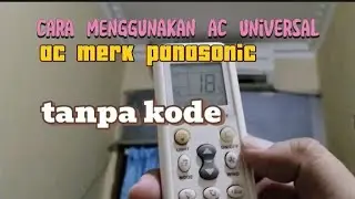 CARA MENGGUNAKAN REMOT AC UNIVERSAL YANG EROR#airconditioner #remotecontrol