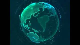 The green screen globe video