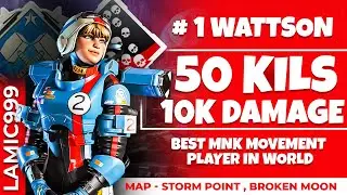 BEST MNK WATTSON PLAYER IN WORLD | HIGH KILLS GAMEPLAY | APEX LEGENDS