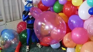 Blue Dragon Testing the Ballon Decorations 😉