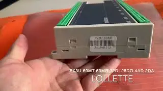 FX3U 60MT 60MR 32DI 28DO 4AD 2DA Analog for PLC RS485 Modbus 6 Axis High-Speed Pulse 100KHz Output