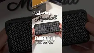 แกะกล่อง Marshall Emberton II Black and Steel  #Marshall  #Emberton2  #ลำโพงบลูทูธ