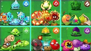 6 Team Plants & Mint Battlez - Who Will Win? - Pvz 2 Team Plant vs Team Plant