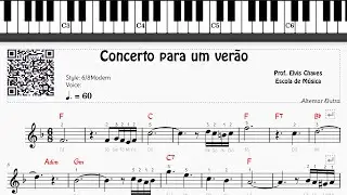 🎼 Concerto para um verão - 368 - Altemar Dutra - Tutorial Partitura Fácil