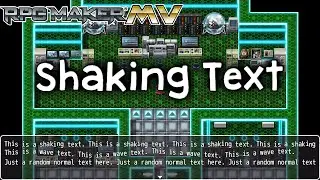 Shaking Text Plugin - RPG Maker MV