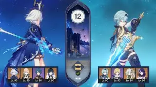 Yelan Mono Hydro & Eula Hypercarry - 4.2 Spiral Abyss Floor 12 | Genshin Impact