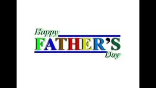 HAPPY FATHER'S DAY 2017 | Photoshop CC 2017