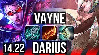 VAYNE vs DARIUS (TOP) | NA Grandmaster | 14.22
