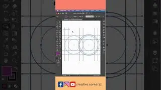 Amazing logo design in Adobe illustrator #illustrator #logo #shorts