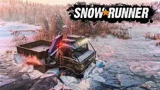 A NEW MAP! | SnowRunner | Mountain River
