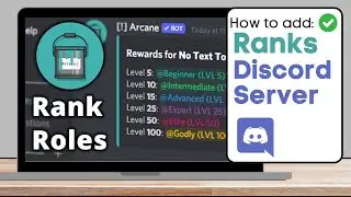 How To Add Levels To Your Discord Server - Add Rank Roles Discord