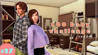 Espeon & Espurr | 100 Baby Challenge On Stream | #27 | The Sims 4 Gameplay