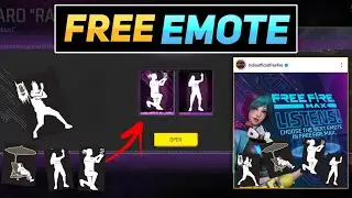 free emote 😱| free emote in free fire | free fire listens choose the next emote | ff new event today