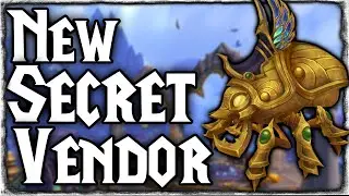 New Secret Vendor - Gold Sink Mount - Retail World of Warcraft