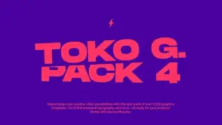 El Mejor Pack de Graficos Para Davinci Resolve! Toko GP 4.0