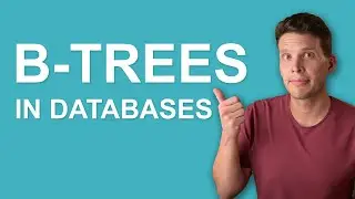 The critical data structure for databases. (B-trees)
