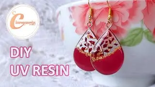 UV レジン | DIY UV Resin Crafts & Accessories| DIY UV resin Earrings| HOW TO MAKE AN UV RESIN JEWELRY?