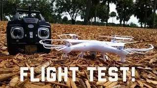 Syma X5C Quadcopter 4CH Built-in HD Camera 2.4G $90.00 - Flight Test!