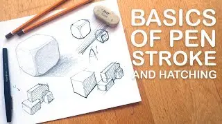 Basic pen stroke and hatching techniques