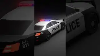 Low Poly Ford Police Interceptor