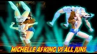 [TAS] Michelle As King VS All Juns - Tekken 2 (Requested)