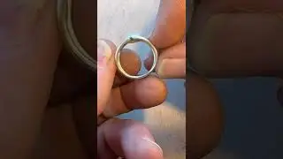 Technique for making a simple silver ring No.3