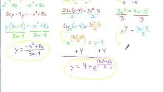 AP Calculus Notes Manipulating Equations and Solving Systems of Equations