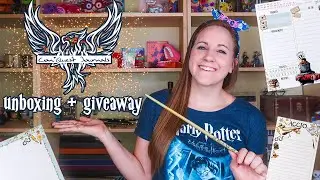 HARRY POTTER UNBOXING + GIVEAWAY | Conquest Journals
