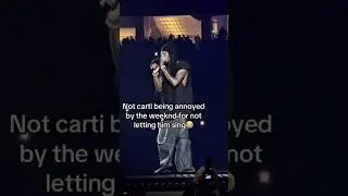 Playboi Carti being annoyed by The Weeknd for not letting him sing💀😭