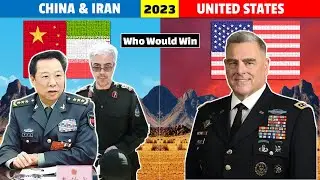USA vs China & Iran Military Power Comparison 2023 | China & Iran vs USA Military Power Comparison